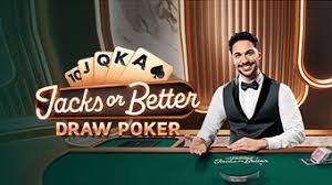Ilustrasi slot online warna-warni dengan simbol jackpot
